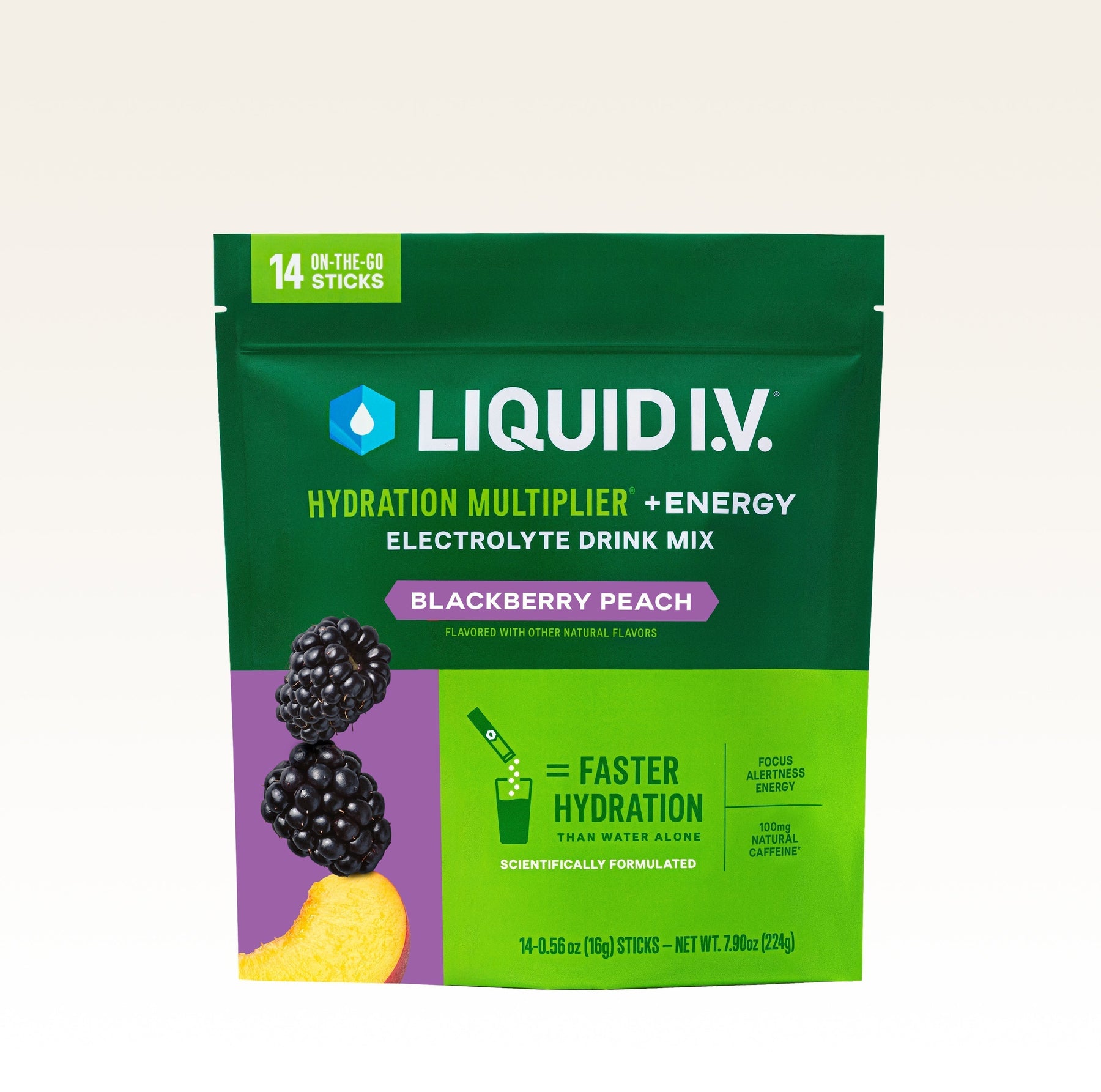 Blackberry Peach Hydration Multiplier® +Energy - Premium Flavor Choice
