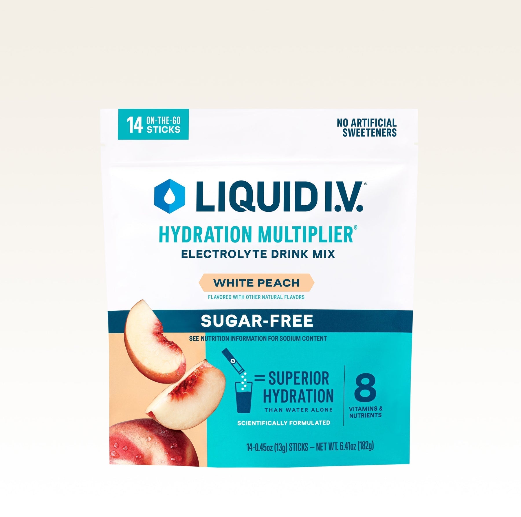 White Peach Hydration Multiplier® Sugar-Free - Fresh Flavor Choice